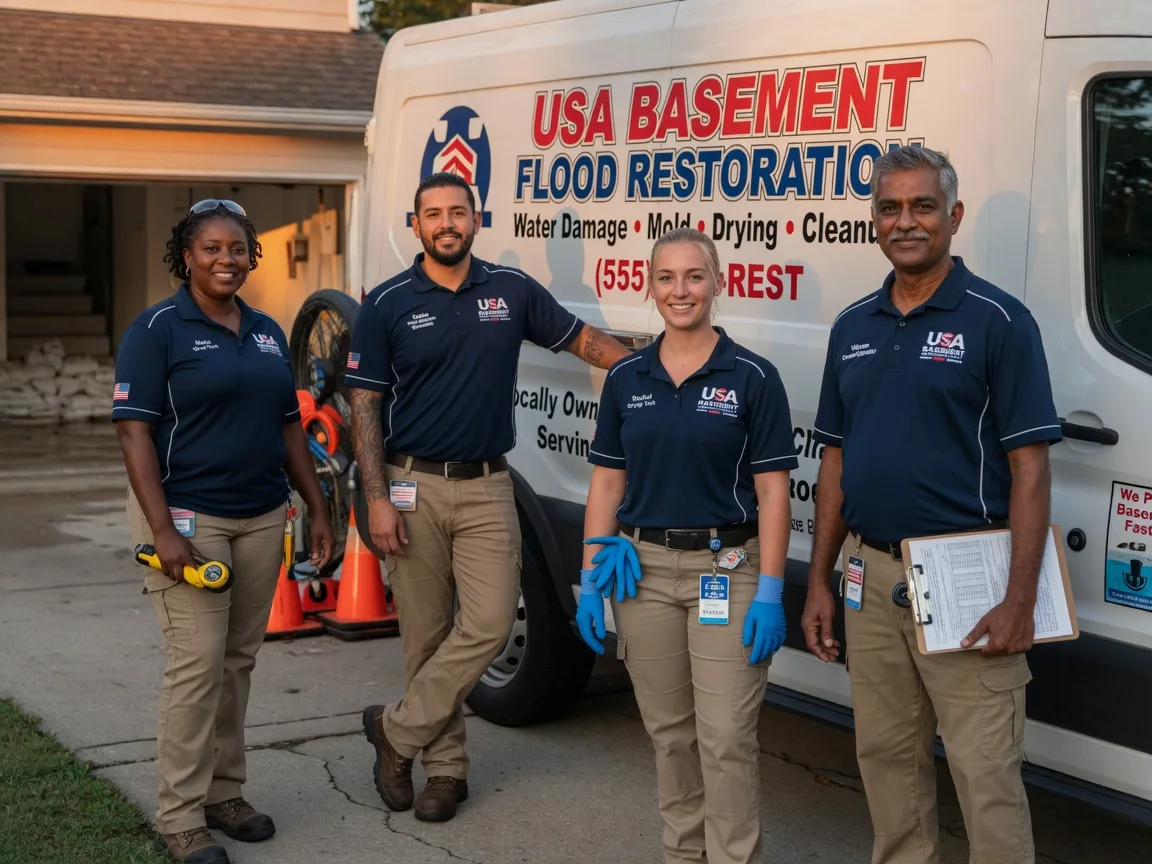 Basement Flood Cleanup company in Jarreau, LA